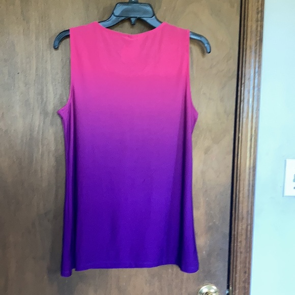 Christopher & banks sleeveless ombré top with stretch size S - Picture 12 of 15